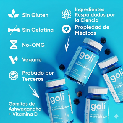 ASHWAGANDHA GUMMIES GOLI+ENVIO GRATIS